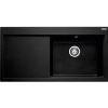 Franke Mythos MTG 611 Fragranite Built-in Kitchen Sink Right Hand, Onyx (114.0476.995)