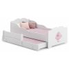 Adrk Ximena II Ballerina Children's Bed 164x88x63cm, With Mattress, White (CH-Xim-II-Bal-n-E1822)