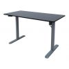 Augstumā Regulējams Galds Home4you Ergo Light, 60x120cm, Melns (K187062)