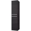 Raguvos Furniture Serena 35 Tall Cabinet (Chest of Drawers) Black Oak with Laundry Basket (1433201)