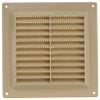 Europlast VR1515Y Ventilation Grille, 150x150mm, Beige