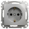 Schneider Electric Sedna Design Socket Outlet with Earth, Grey (SDD113021)