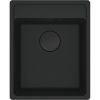 Franke Maris MRG 110-37 TL Монтажная кухонная мойка из фрагранита Черный матовый (с черным сливом) (125.0683.237)