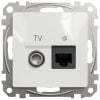 Schneider Electric Sedna Design Розетка TV/данных, белая (SDD111469T)