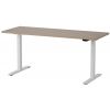 Martin Electric Height Adjustable Desk 160x60cm White/Oak (28-0701-73)