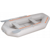 Лодка Колибри с резиновым дном и лестницей, стандартная модель K-260T светло-серого цвета (K-260T_25)
