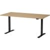 Martin Electric Height Adjustable Desk 160x80cm Black/Walnut