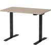 Martin Electric Height Adjustable Desk 100x60cm Black/Oak (28-0706-71)