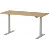 Martin Electric Height Adjustable Desk 140x60cm Grey/Oak (28-0692-19)