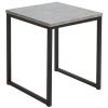 Black Red White Coffee Table, 50x50x50cm, Black, Grey (D05034-LAW/50-BCJ)