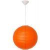 Paper Desk Lamp 60W, E27 Orange (391878)
