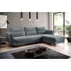 Eltap Silva Velvetmat Reclining Corner Sofa 201x276x100cm Right Corner Grey (CO-SIL-RT-04VE)