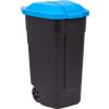Контейнер для мусора Curver 110 л, 88x52x58 см, черный/синий (812900857)