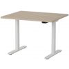 Martin Electric Height Adjustable Desk 100x80cm White/Oak (28-0702-73)