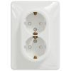 Schneider Electric Sedna Design Socket Outlet 2P+E with Earth, White (SDD311221)