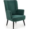 Кресло для отдыха Halmar Delgado, зеленое