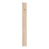 Black Red White Wall-Mounted Clothes Hanger Nepo Plus 1.5x15x135cm, Oak (S435-WIE/15-DSO)