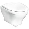 Gustavsberg Estetic 8330 Wall-Hung Toilet Bowl Rimless Soft Close with QR Seat, White (GB1183300R1030)