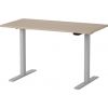 Martin Electric Height Adjustable Desk 120x60cm Grey/Oak (28-0691-71)