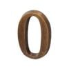 Sparta Adhesive House Number for Doors 0, 50x30mm, Antique Bronze (919.001.AB.000)