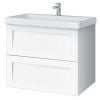 Riva SA 63F Sink Cabinet without Sink, Matte White (SA 63F White Matte)