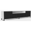 TV Galds Adrk Noemi, 41x200x50cm, Balts/Melns (RTV-NOES-WB)