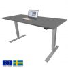Augstumā Regulējams Galds Linergo Brando, 70x120cm, Pelēks (80-1270-PP)