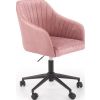 Кресло офисное Halmar Fresco розовое