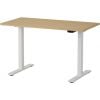 Martin Electric Height Adjustable Desk 120x60cm White/Oak (28-0699-19)