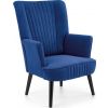 Кресло для отдыха Halmar Delgado, синее