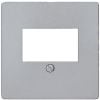 Siemens Delta I-System Surface-Mounted Frame, Silver (5TG1256-2)