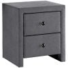 Halmar Prima 3 Nightstand, 48x41x54cm, Grey (V-CH-PRIMA_3-SZAFKA_N-POPIELATY)