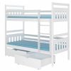 Adrk Ada Children's Bed 208x97x164cm, Without Mattress, White (CH-ADA-W-208-E1462)