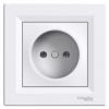 Schneider Electric Asfora Flush Mounted Contact Socket Without Ground, White (EPH3000121)