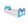 Dark Blue Children's Bed 164x88x63cm, With Mattress, Blue (CH-Bea- Blu-160-E344)