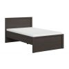 Black Red White Kaspian Single Bed, 128x208x50/100cm, Without Mattress, Black (S128-LOZ/120/T-WE/WE)