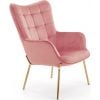 Кресло для отдыха Halmar Castel 2, розовое
