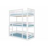 Adrk Tedro Children's Bed 188x87x209cm, Without Mattress, White (CH-Ted-W-188-E1709)