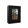 ADRK DORRIGO Wardrobe with Mirror 150x200cm, Black (SW-DOR-B-150+n253)