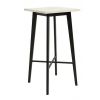 Black Red White Barker Bar Chair 60x60x116cm, White/Black