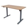 Augstumā Regulējams Galds Home4you Ergo Light, 60x120cm, Kļava (K18706)