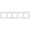 Siemens Delta Miro Surface-Mounted Frame 5-gang, White (5TG1115-0)