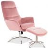 Кресло для отдыха Signal Nixon в розовом цвете