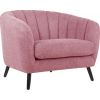 Кресло для отдыха Home4You Melody в розовом цвете