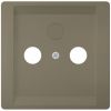 Siemens Delta Style Data Socket Low Voltage Plate, Matt Gold (5TG1338-0MG)