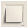 Schneider Electric Asfora Decorative Frame Light Switch with Frame, Beige (EPH0500323)