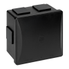 Virsapmetuma Hermētiska Montāžas Kārba Orno 80x80x40mm, melna IP44 (OR-JB-13822/6/B)