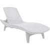 Кресло для загара Keter Pacific 197x74x40.4 см, белое (17195066)