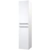 Raguvos Furniture Serena 35 Tall Cabinet (Penal) White with Laundry Basket (1433211)
