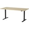 Martin Electric Height Adjustable Desk 160x80cm Black/Maple (28-0713-01)